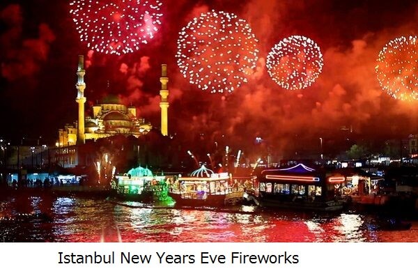 Istanbul New Years Eve Fireworks