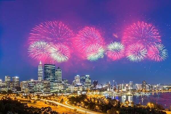 Perth New Years Eve Fireworks