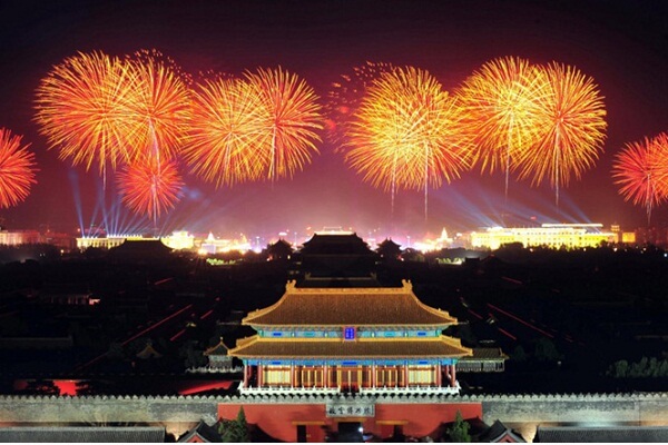 Beijing New Years Eve Fireworks